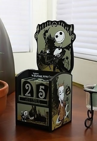 Nightmare Before Christmas Wooden Calendar