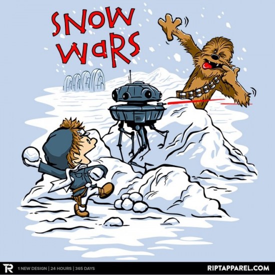 Snow Wars t-shirt