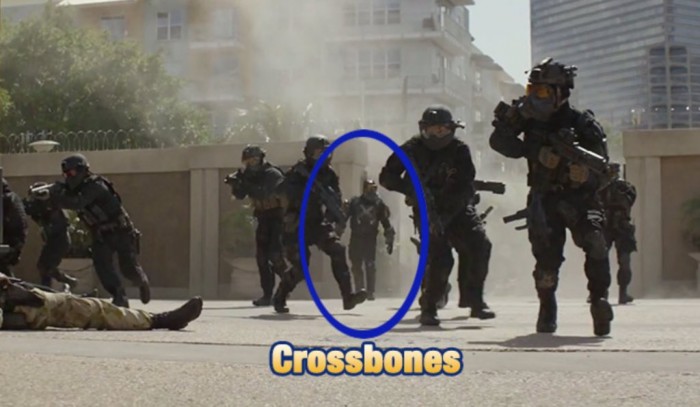 crossbones in civil war