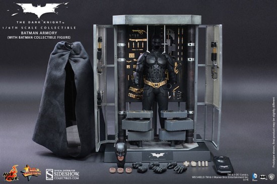 Hot Toys The Dark Knight Batman Armory Sixth Scale Figure Set