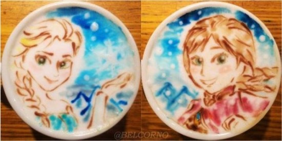 Impressive Frozen Latte Art