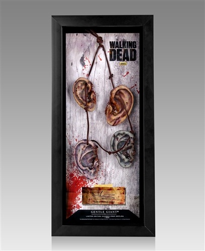 Daryl Dixon's Walker Ears Prop Replica with Display Case