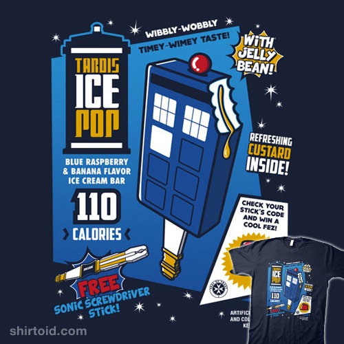 TARDIS Ice Pop