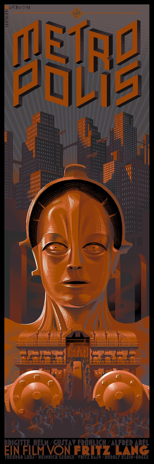 Laurent Durieux's Metropolis Poster