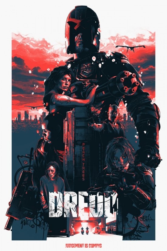 Dredd poster by Grzegorz Domaradzki