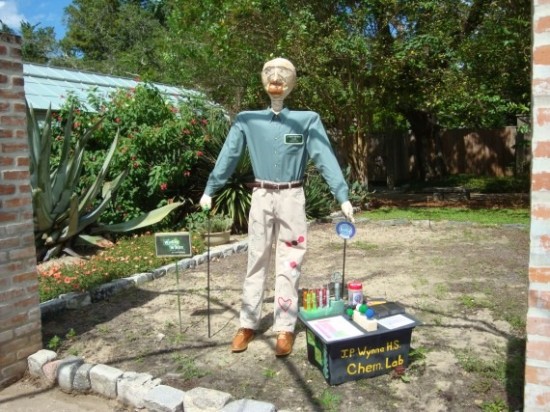 Walter White scarecrow