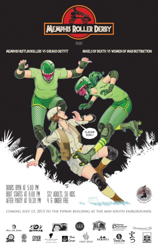 Memphis Roller Derby poster