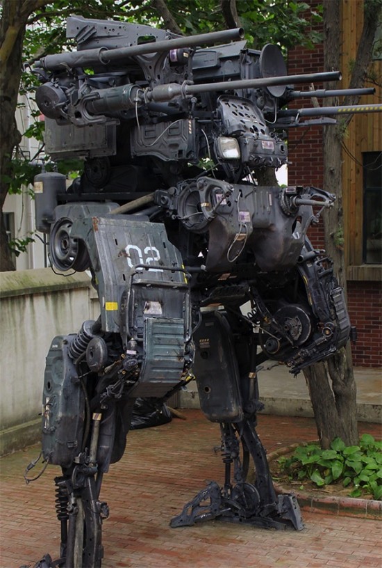 An Incredible 12-Foot Mech Built From Old Truck Parts