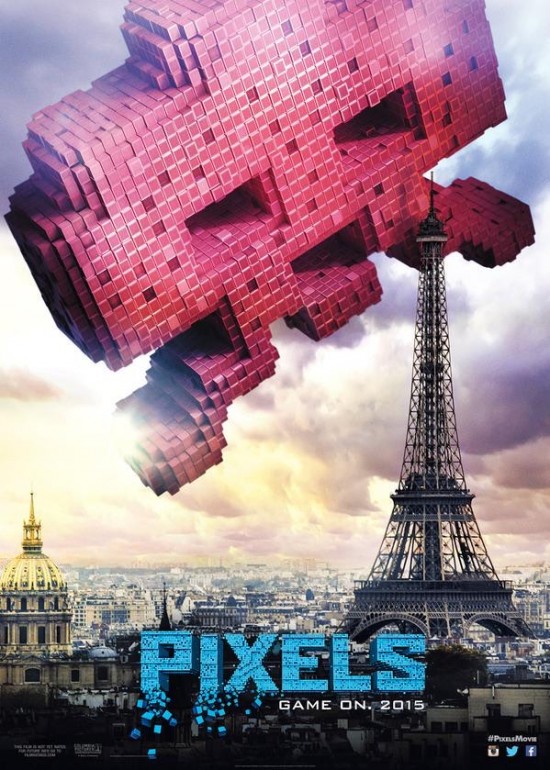 Space Invaders Pixels poster