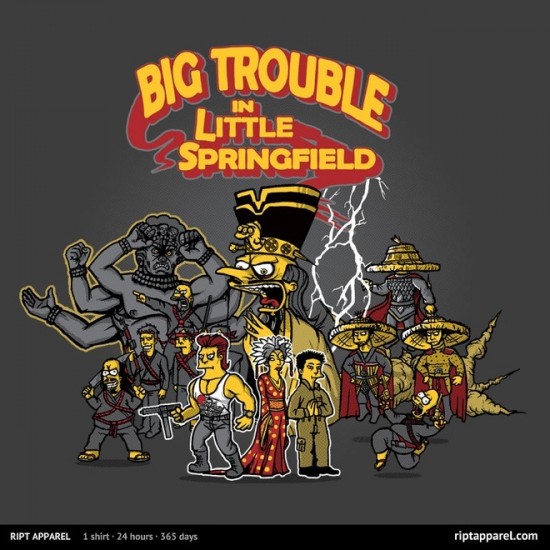 Simpsons/Big Trouble in Little China-inspired design