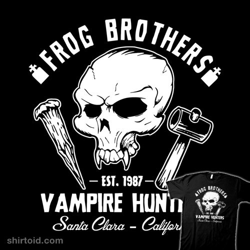 Frog Brothers Vampire Hunters t-shirt
