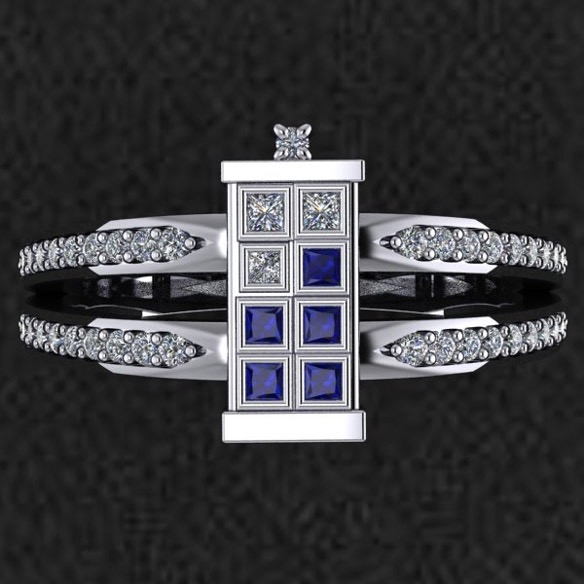 Doctor Who TARDIS Ring