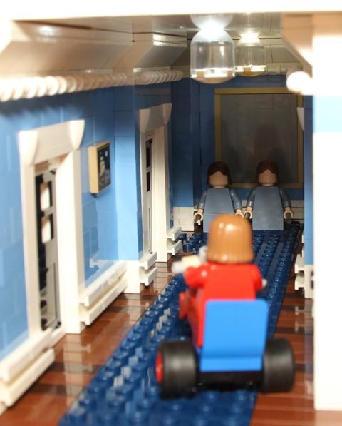 The Shining LEGO diorama