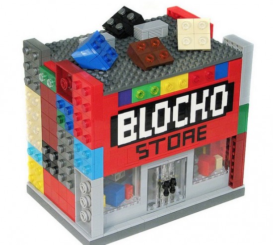 Matt De Lanoy created The Blocko Store from The Simpsons in LEGO