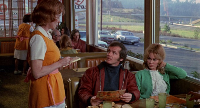 Jack Nicholson in Five Easy Pieces