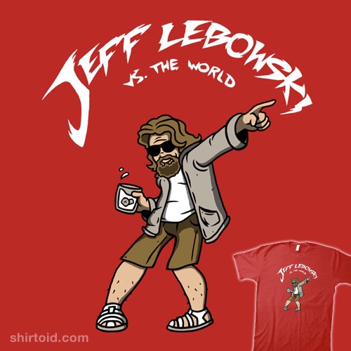 Lebowski vs. The World t-shirt