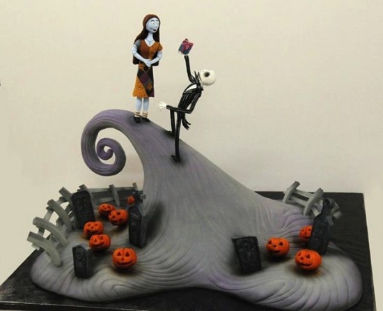 Nightmare Before Christmas Cake