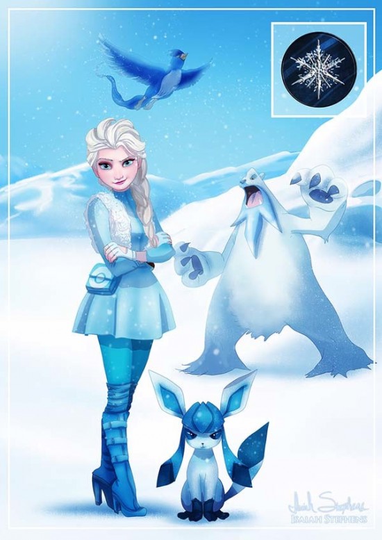 Frozen Meets Pokémon 