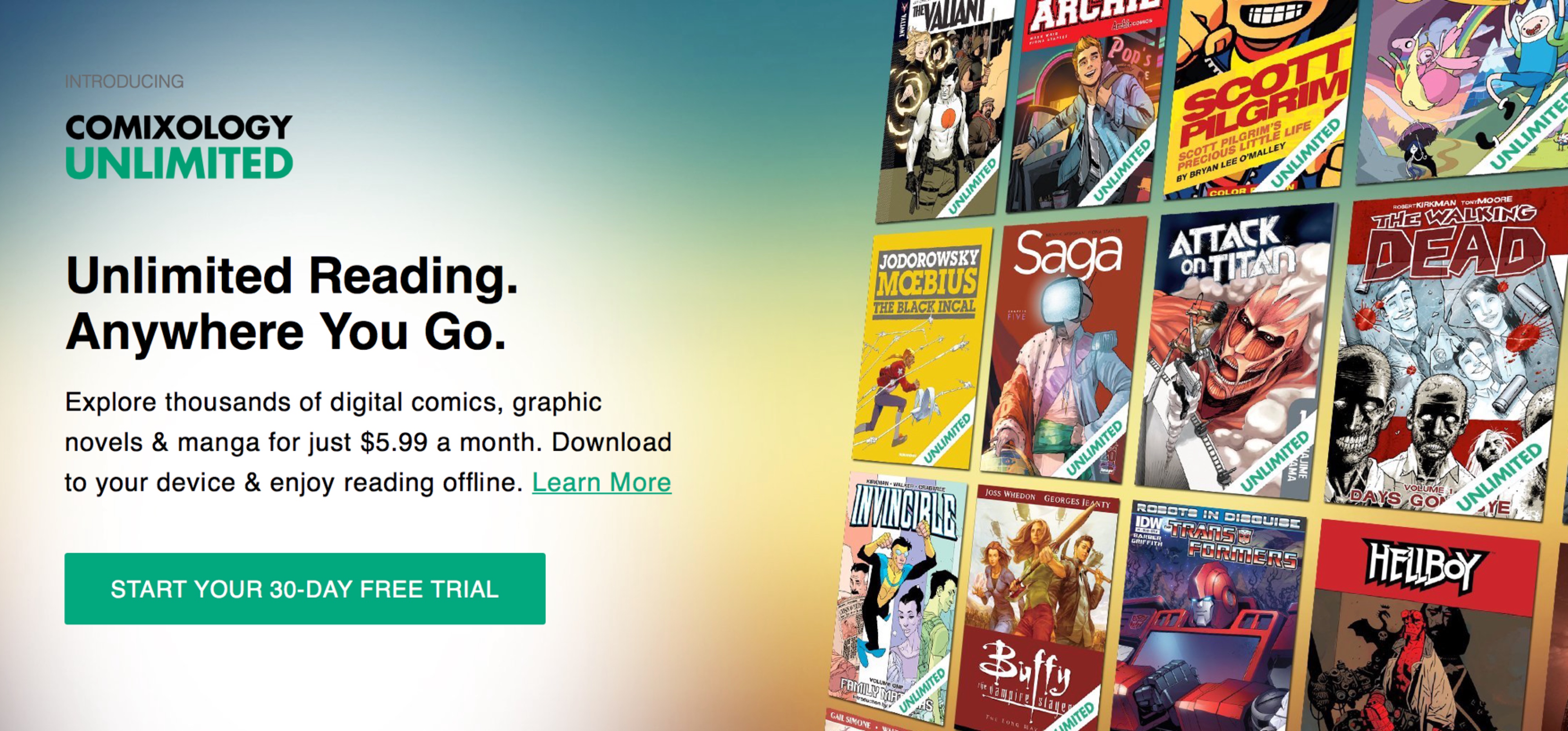 Comixology launches digital comic book subscription service