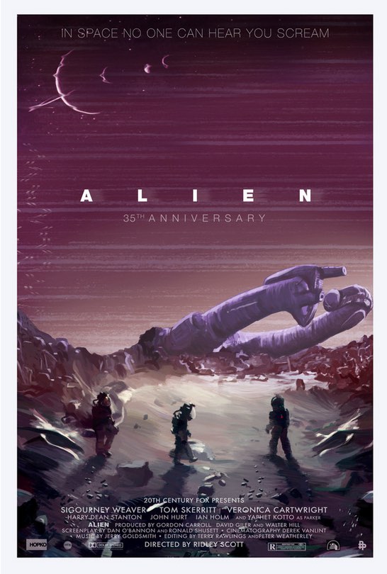 "Alien 35th Anniversary" Large By Scott Hopko