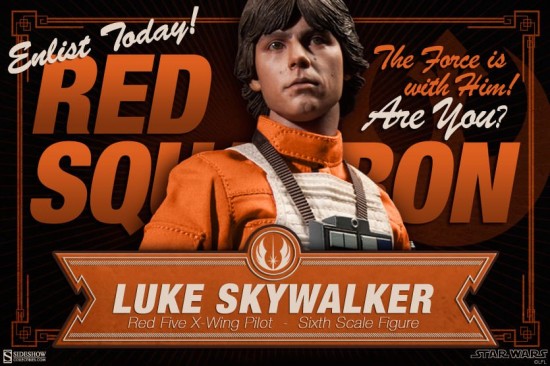 Luke Skywalker: Red Five X-Wing Pilot Sixth Scale Figure