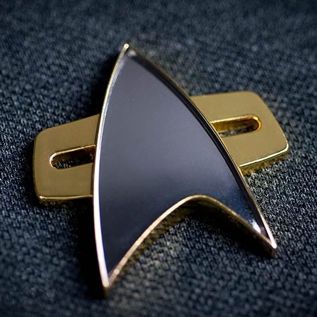 Star Trek Voyager Communicator Badge Prop Replica