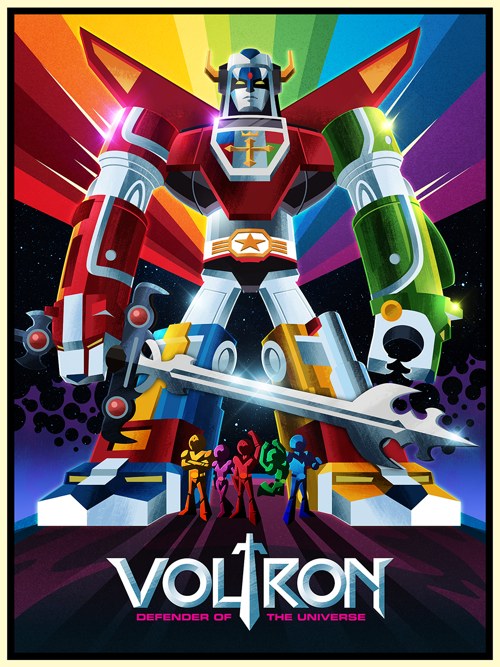 Voltron Poster by James White