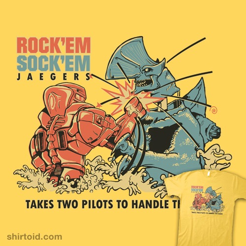 Rock 'Em Sock 'Em Jaegers t-shirt