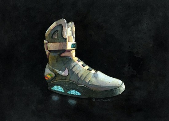 "Nike AirMags" Painting by Lou Pimentel