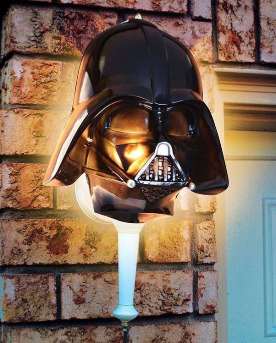 Darth Vader Porch Light Covers