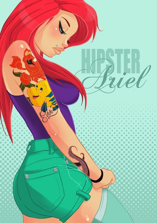 Emmanuel Viola – Tattooed Disney Princesses