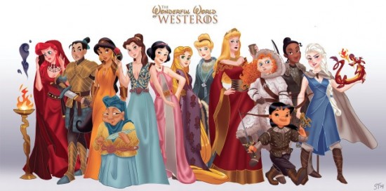 What Disney Princesses would look like as Game of Thrones characters