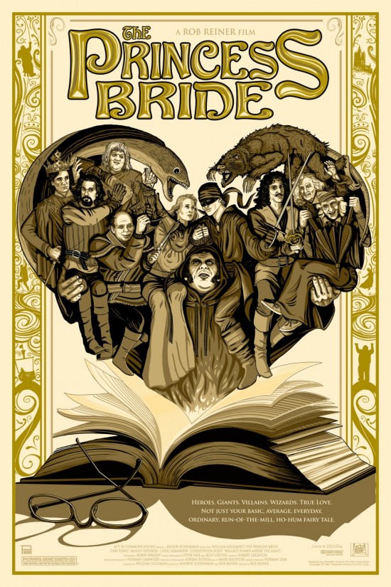 THE PRINCESS BRIDE COMMISSIONED POSTER BY PHILLIP ELLERING