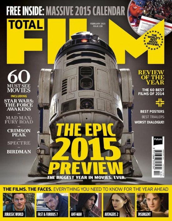 R2-D2 is on the Cover of the Latest Issue of Total Film Magazine.