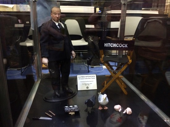 Alfred Hitchcock 1/6 Scale Figure Prototype on display at Mondo