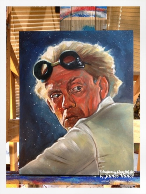 James Hance's Doc Brown painting