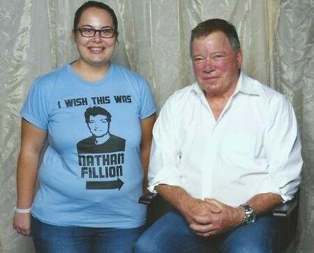 This Girl Would Rather Be Posing With Nathan Fillion Instead Of William Shatner