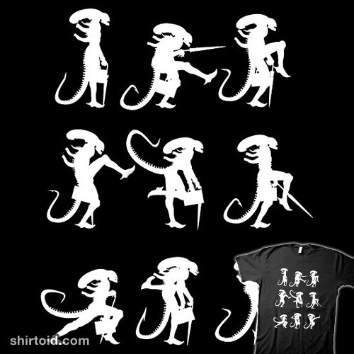 Ministry of Alien Silly Walks t-shirt
