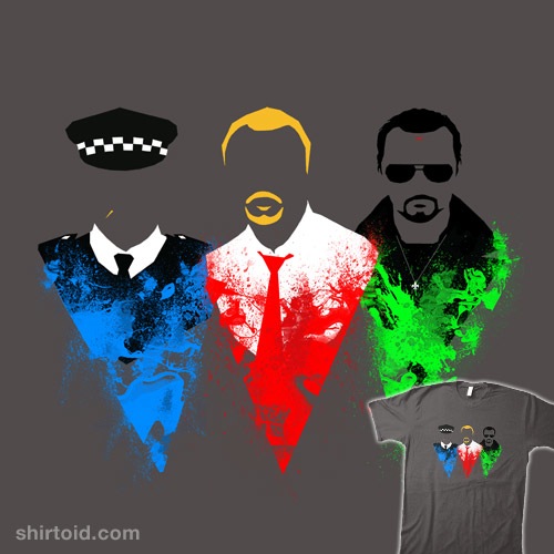 Three Flavours Cornetto t-shirt