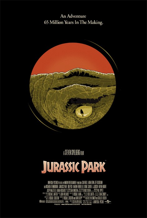 Jurassic Park Alternative Poster Illustration