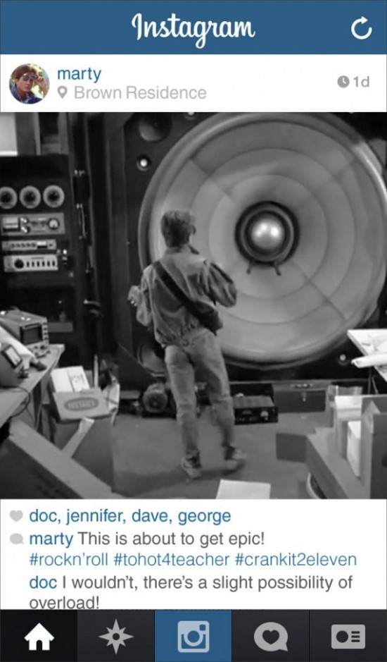 If Marty From Back to the Future Had Instagram