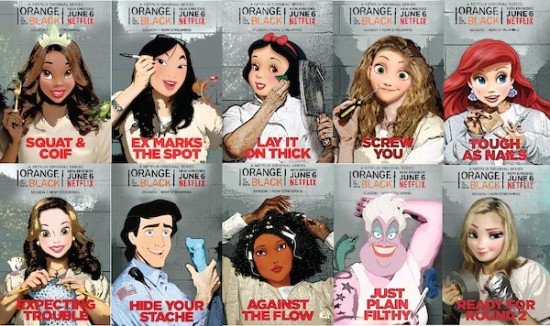 Disney Characters As If They Were 'Orange Is The New Black' Characters