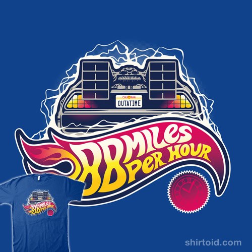 Hot Wheels to the Future t-shirt