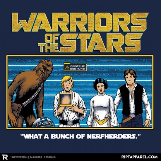 Warriors of the Stars t-shirt