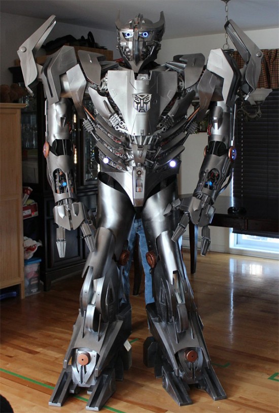 Incredible Homemade Transformers Costume