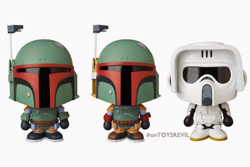 Boba Fett + Scout Trooper - Star Wars x A Bathing Ape VCDs from Medicom Toy