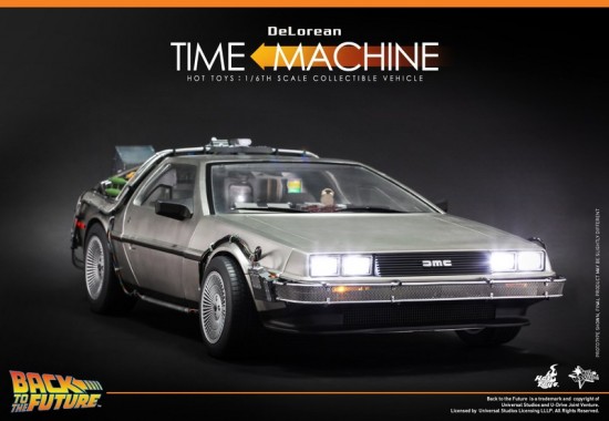 1/6th Scale Hot Toys DeLorean Time Machine from Back to the Future