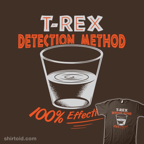 T-Rex Detection Method t-shirt