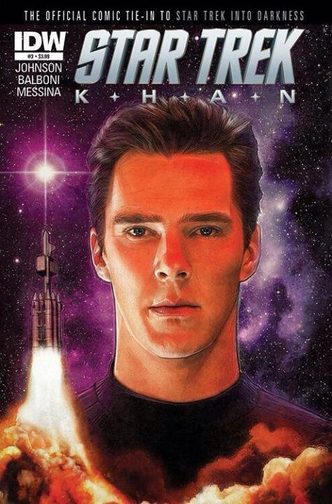 Paul Shipper's cover art for Star Trek: Khan cover number 3