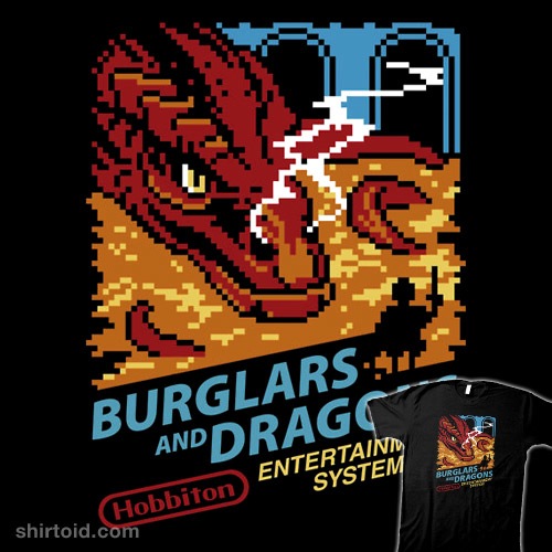 Burglars and Dragons t-shirt